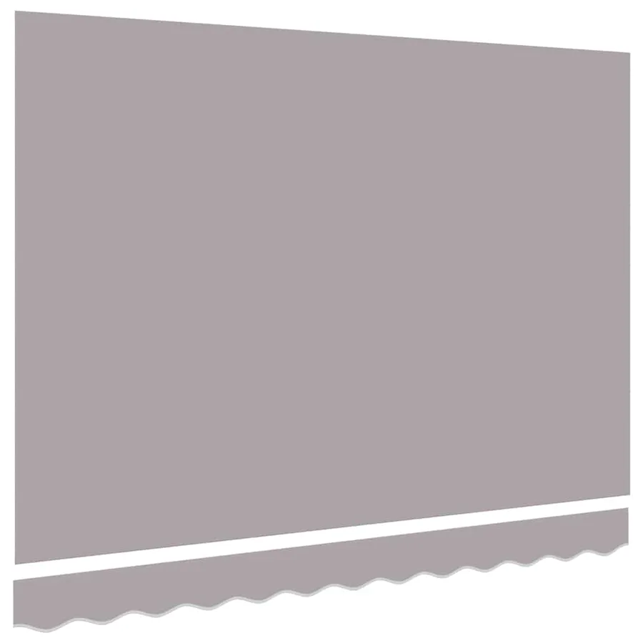 Toile de rechange pour auvent Gris clair 3 x 2,5 m Polyester - 4