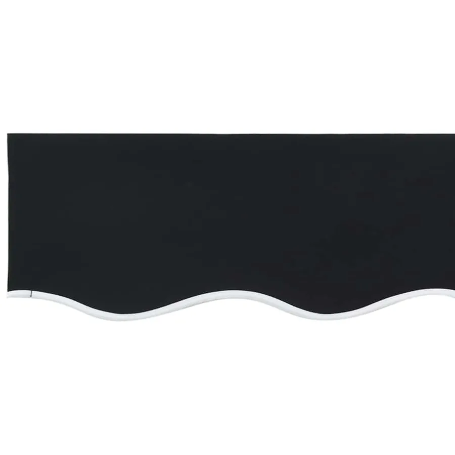 Toile de rechange pour auvent Noir 4 × 3 m Polyester - 6