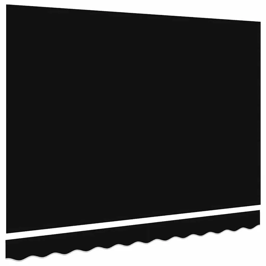 Toile de rechange pour auvent Noir 3 x 2,5 m Polyester - 4