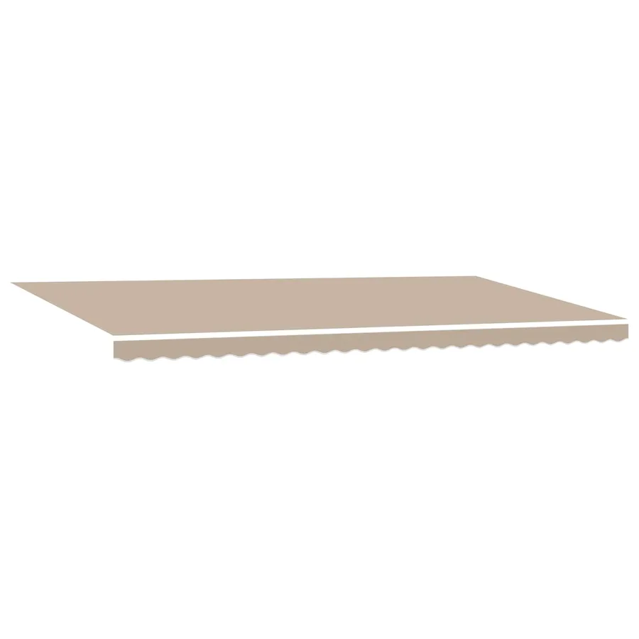 Auvent rétractable Beige 600 × 350 cm Polyester - 5