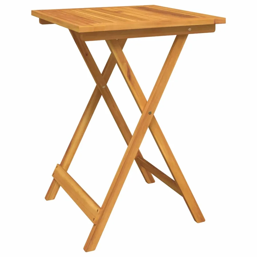 Ensemble bistro de jardin 3 pcs Marron Bois d'Acacia Massif - 6