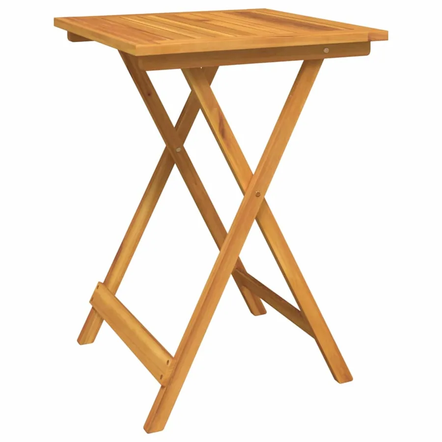 Ensemble bistro de jardin 3 pcs Marron Bois d'Acacia Massif - 6
