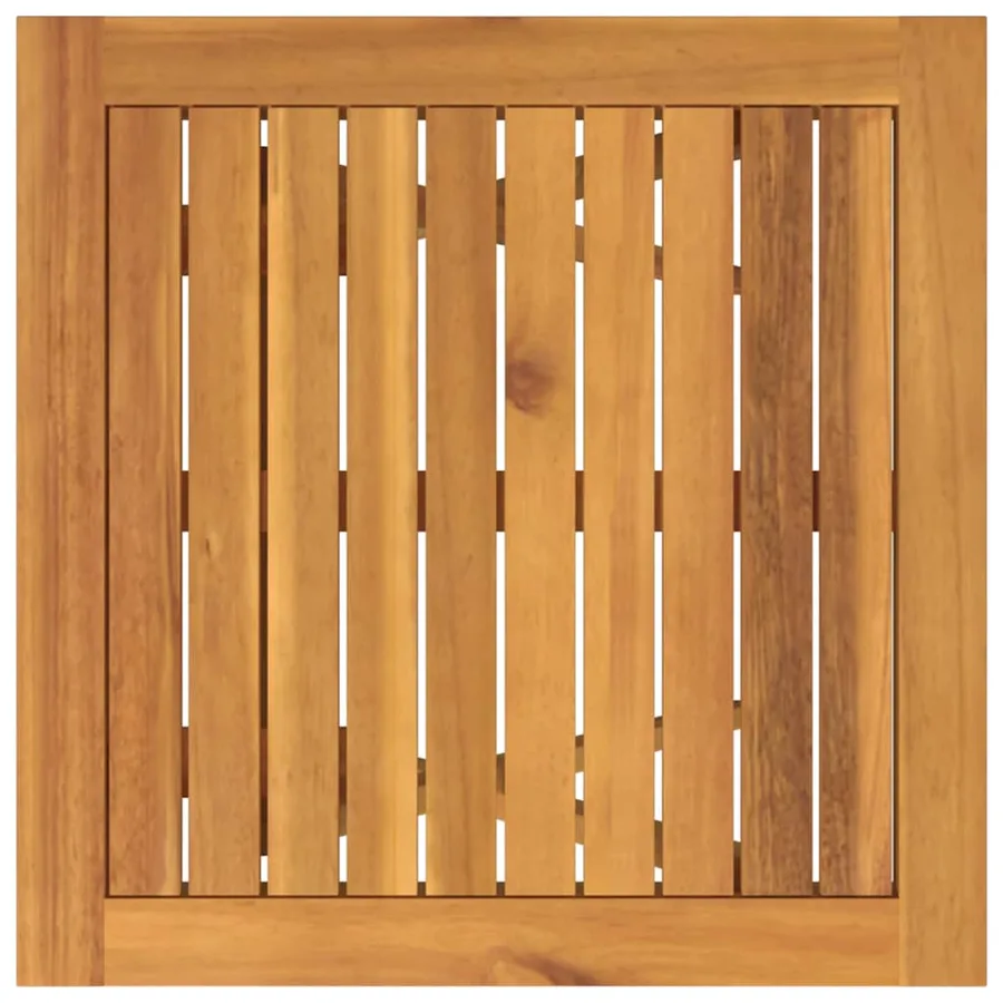 Ensemble bistro de jardin 3 pcs Marron Bois d'Acacia Massif - 9