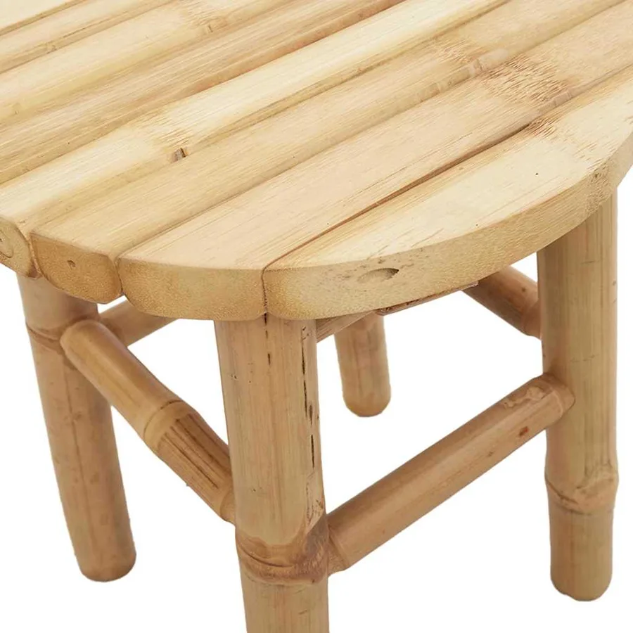 Tabouret Bambou naturel 30 x 30 x 36 cm Bambou - 9
