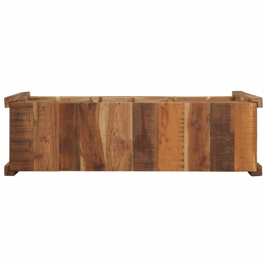 Table console Marron 107 x 33 x 76 cm Bois Recyclé Solide - 7