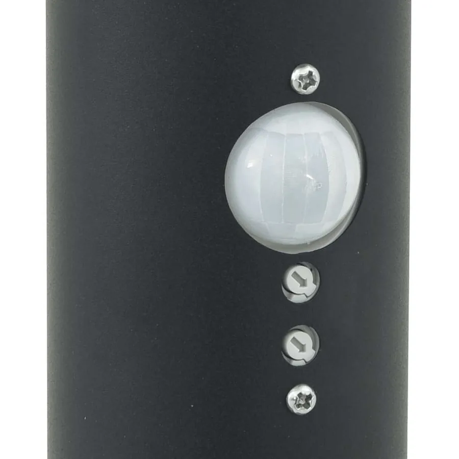 Bornes lumineuses avec détecteur lot de 3 120 cm noir IP44 - 7