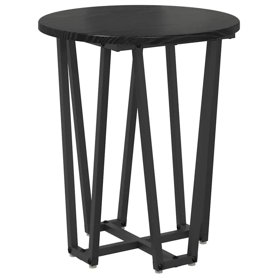 Ensemble de tables d'appoint 2 pcs Chêne noir - 6