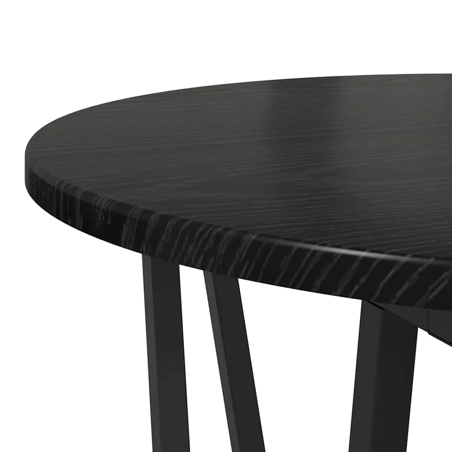 Ensemble de tables d'appoint 2 pcs Chêne noir - 7