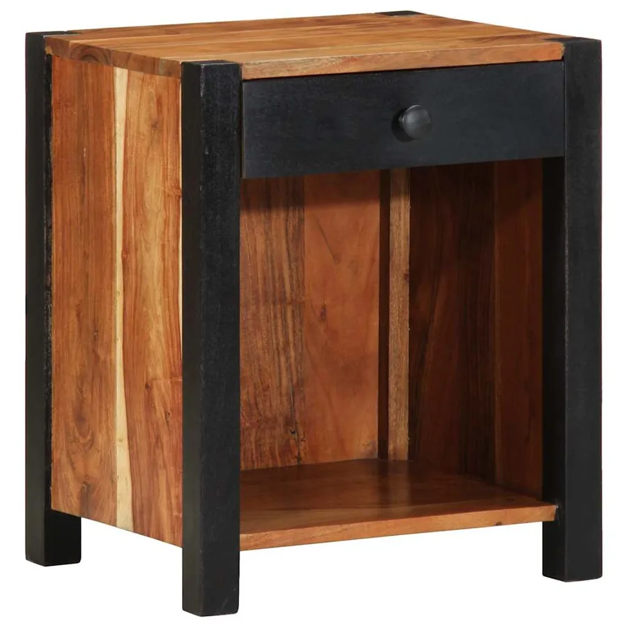 Cabinet de chevet 2 pcs Marron 40 x 35 x 50 cm - 2
