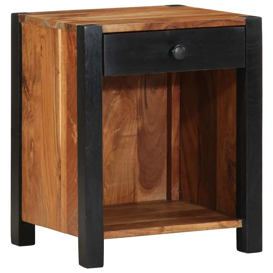 Cabinet de chevet 2 pcs Marron 40 x 35 x 50 cm - 3