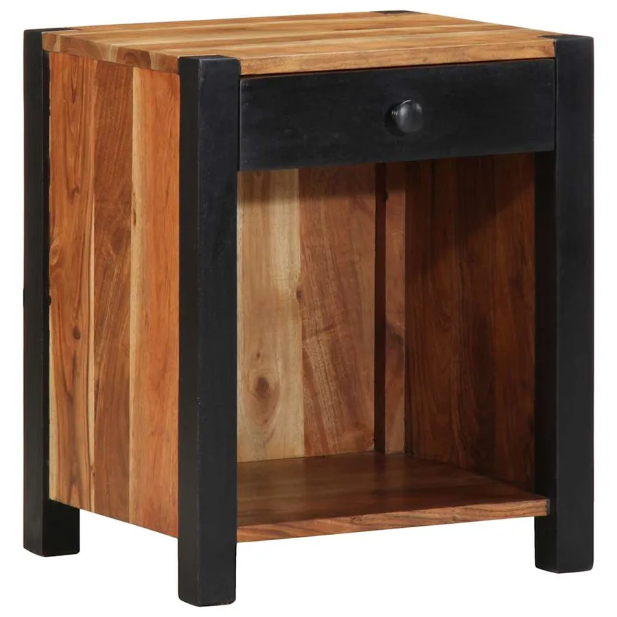 Cabinet de chevet 2 pcs Marron 40 x 35 x 50 cm - 4