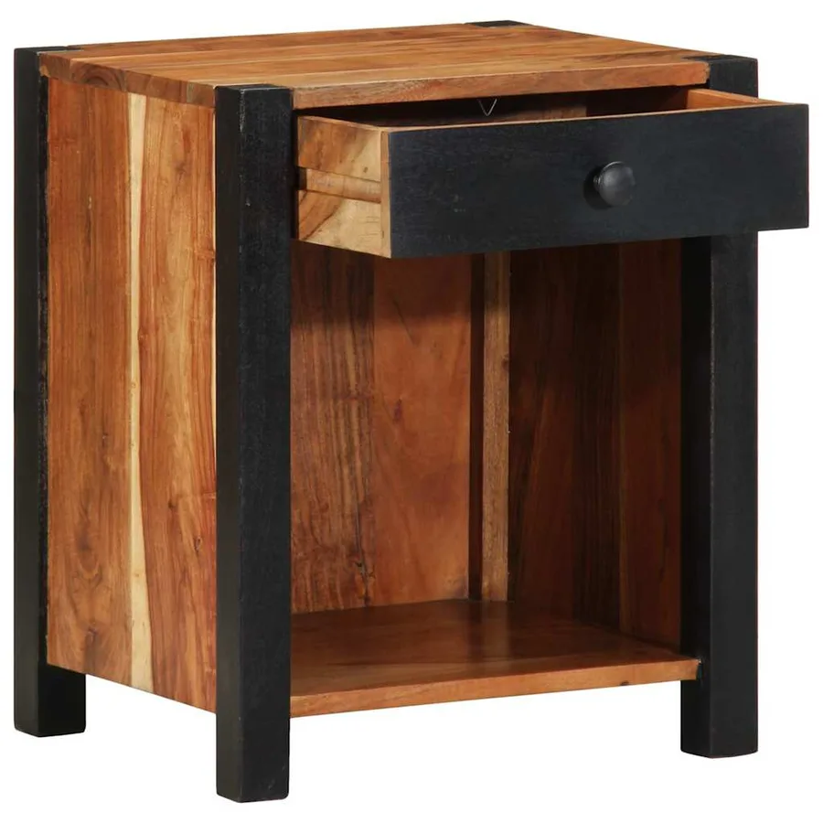 Cabinet de chevet 2 pcs Marron 40 x 35 x 50 cm - 5