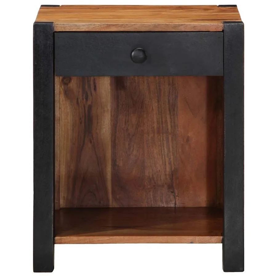Cabinet de chevet 2 pcs Marron 40 x 35 x 50 cm - 6
