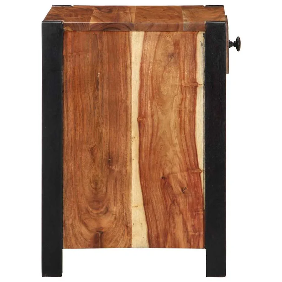 Cabinet de chevet 2 pcs Marron 40 x 35 x 50 cm - 7