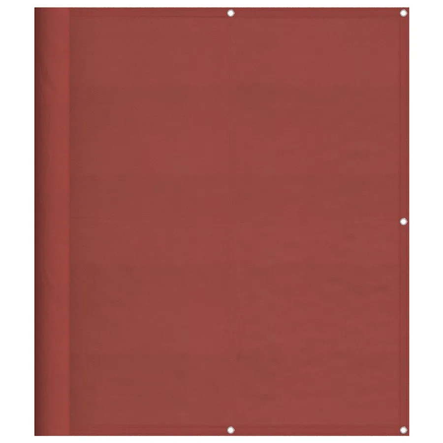 Paravent de balcon couleur terre cuite 120 x 700 cm 100 % polyester Oxford - 2
