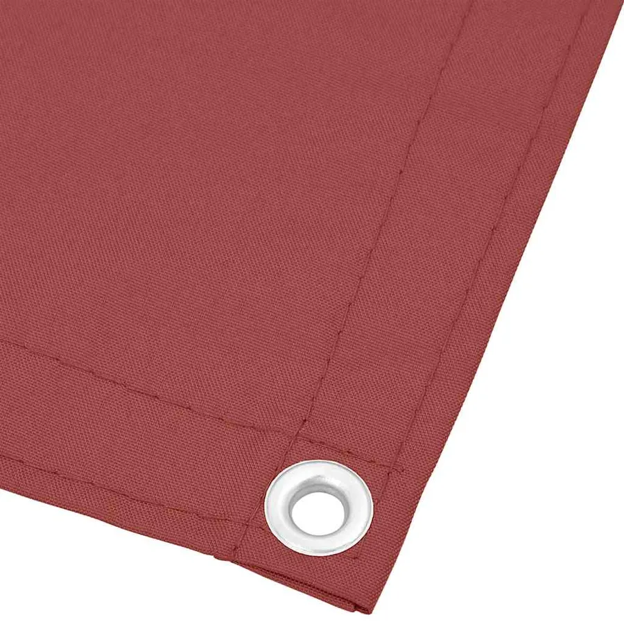 Paravent de balcon couleur terre cuite 120 x 700 cm 100 % polyester Oxford - 4