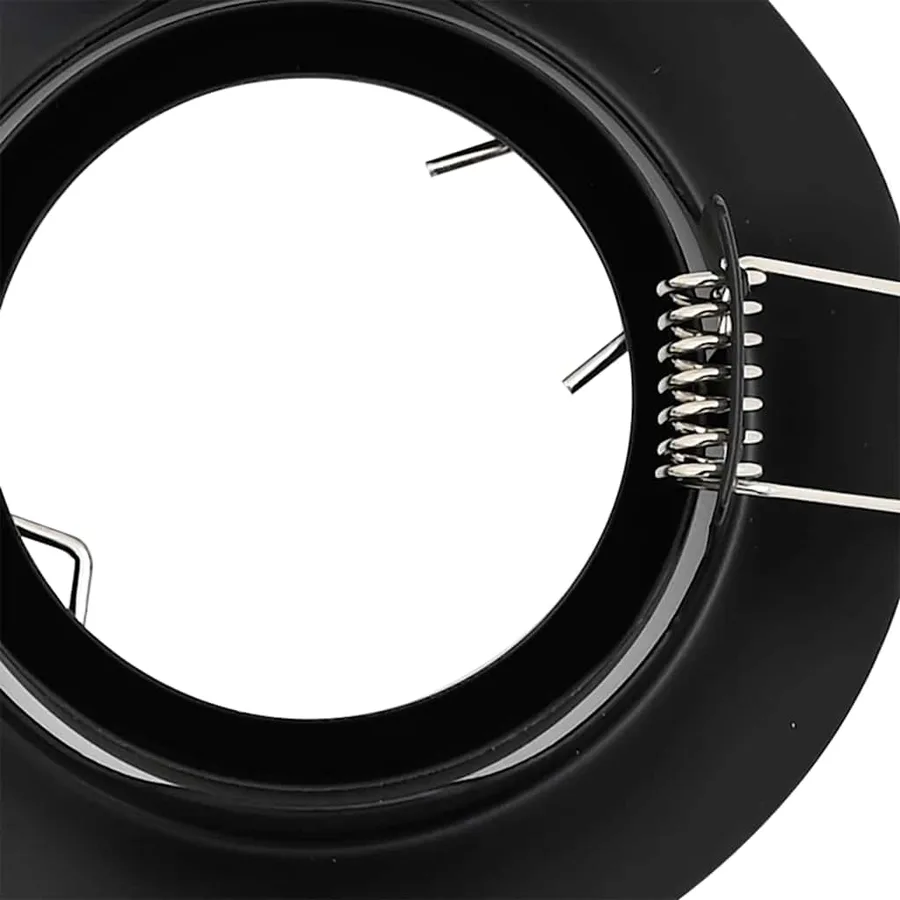 Projecteur 12 pcs Noir 9 x 9 x 2,5 cm Métal - 9
