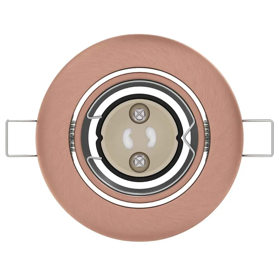 Projecteur 6 pcs Cuivre 9 x 9 x 2,5 cm Métal - 6