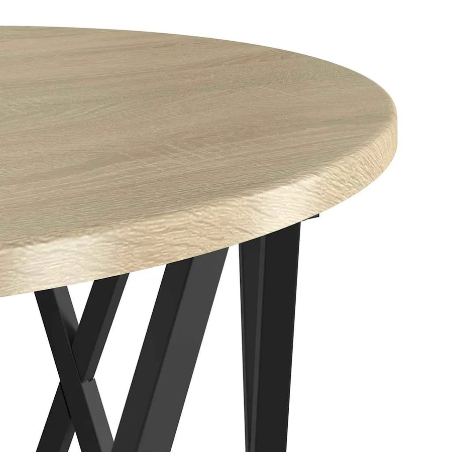 Table d'appoint empilable 3 pcs Chêne Sonoma - 9