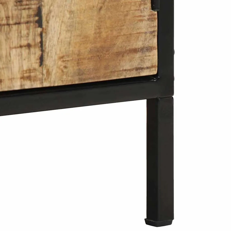 Cabinet de chevet 2 pcs Marron et Noir 30 x 30 x 40 cm - 11