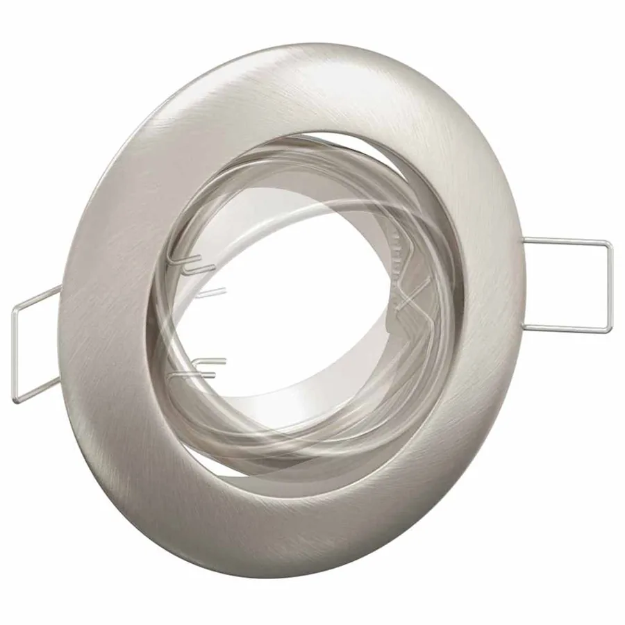 Projecteur 12 pcs Argenté 9 x 9 x 2,5 cm Métal - 12