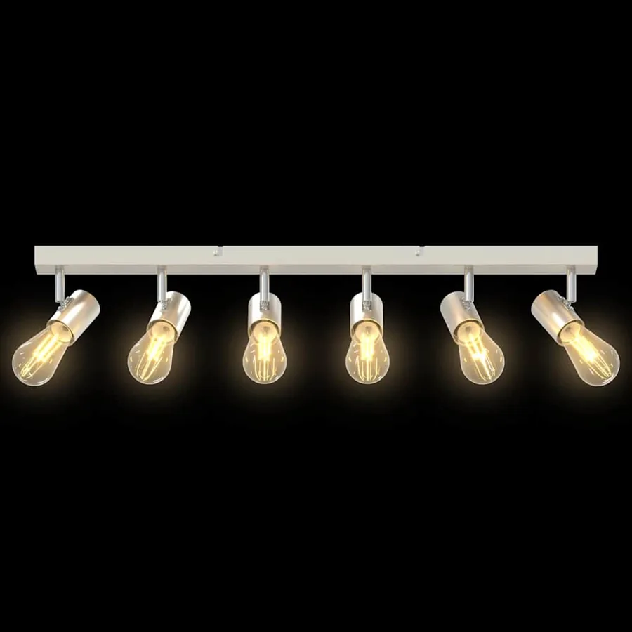 Spot de plafond Nickel 73 x 6,5 x 11,5 cm Métal - 12