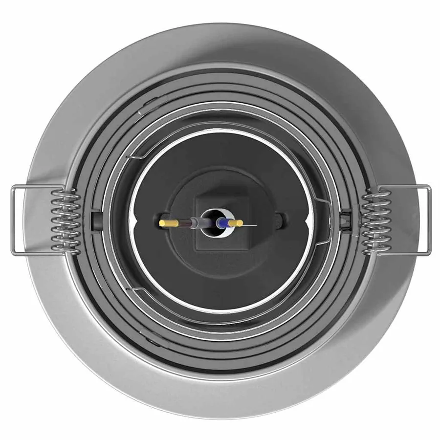 Projecteur 6 pcs Argenté 9 x 9 x 2 cm Aluminium - 7