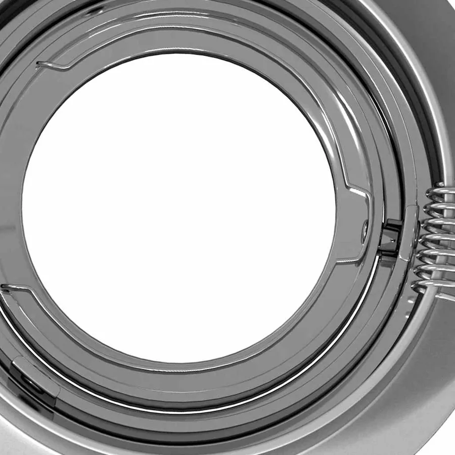 Projecteur 6 pcs Argenté 9 x 9 x 2 cm Aluminium - 9