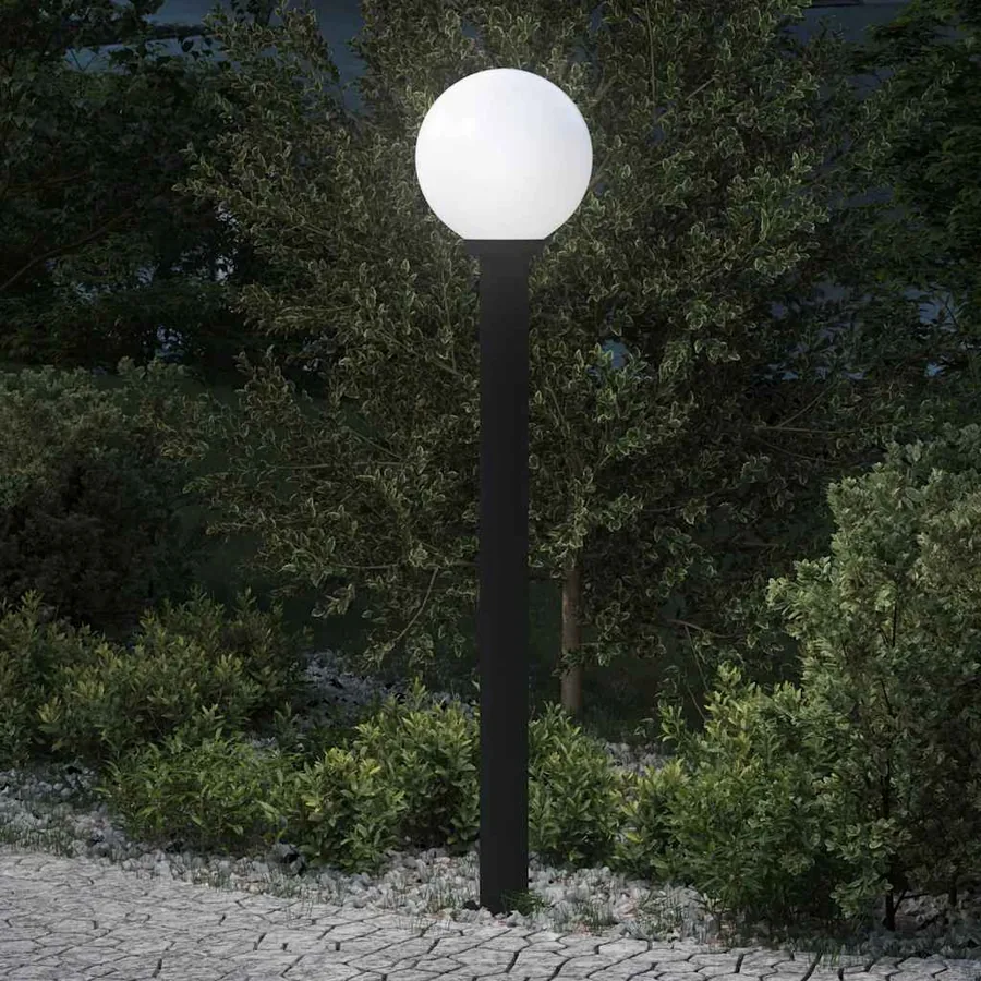 Borne lumineuse 120 cm noire IP44