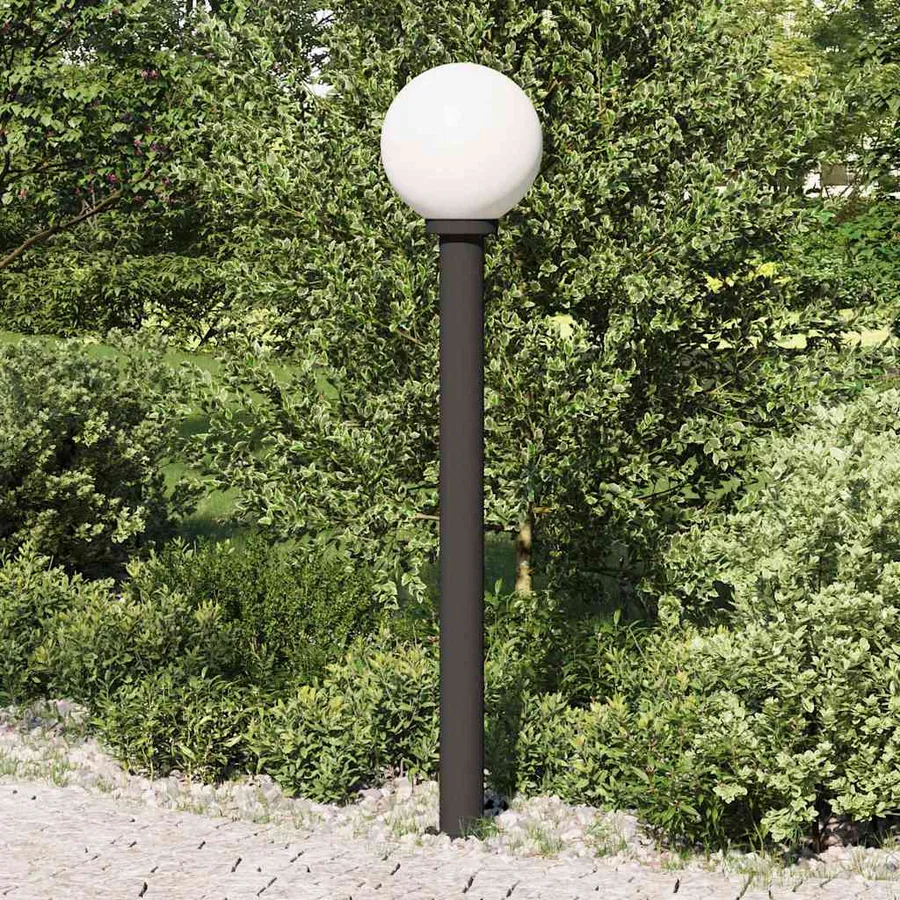 Borne lumineuse 120 cm noire IP44 - 3