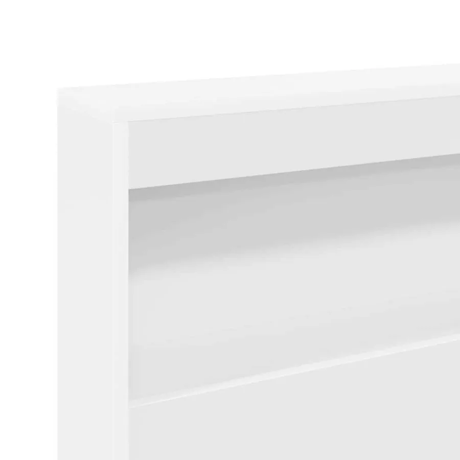 Tête de lit de rangement Blanc 207,5 x 137,5 x 76,5 cm - 9