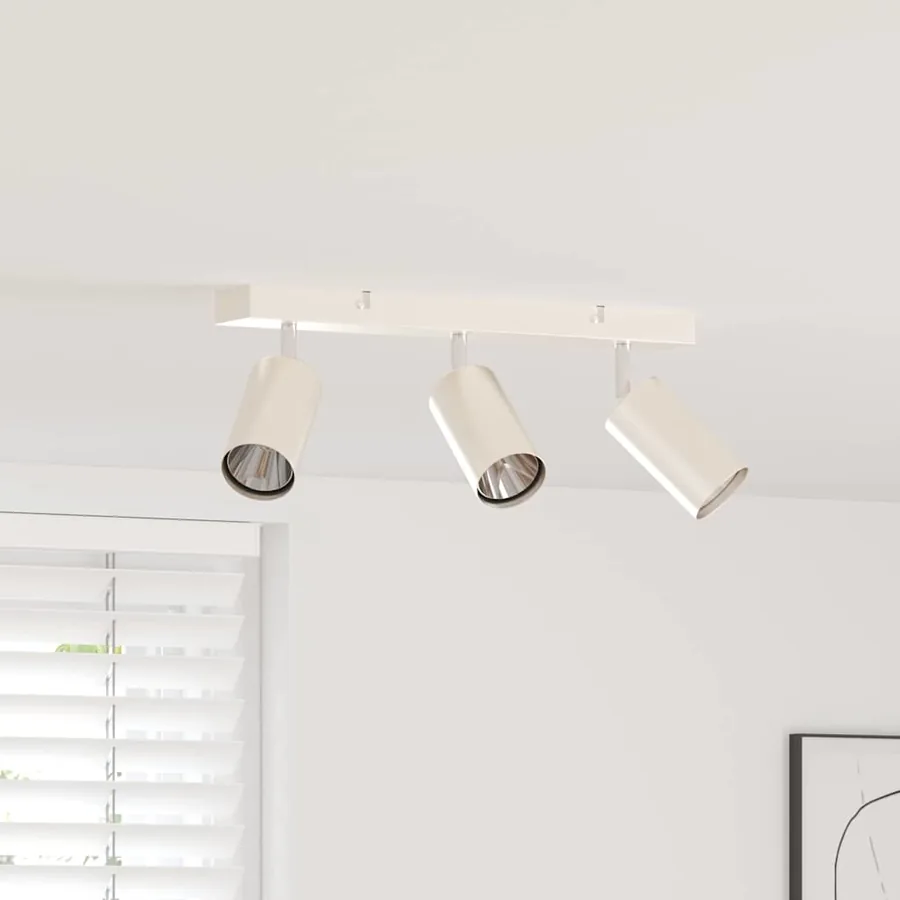 Spot de plafond Nickel 38 x 6 x 16 cm Métal