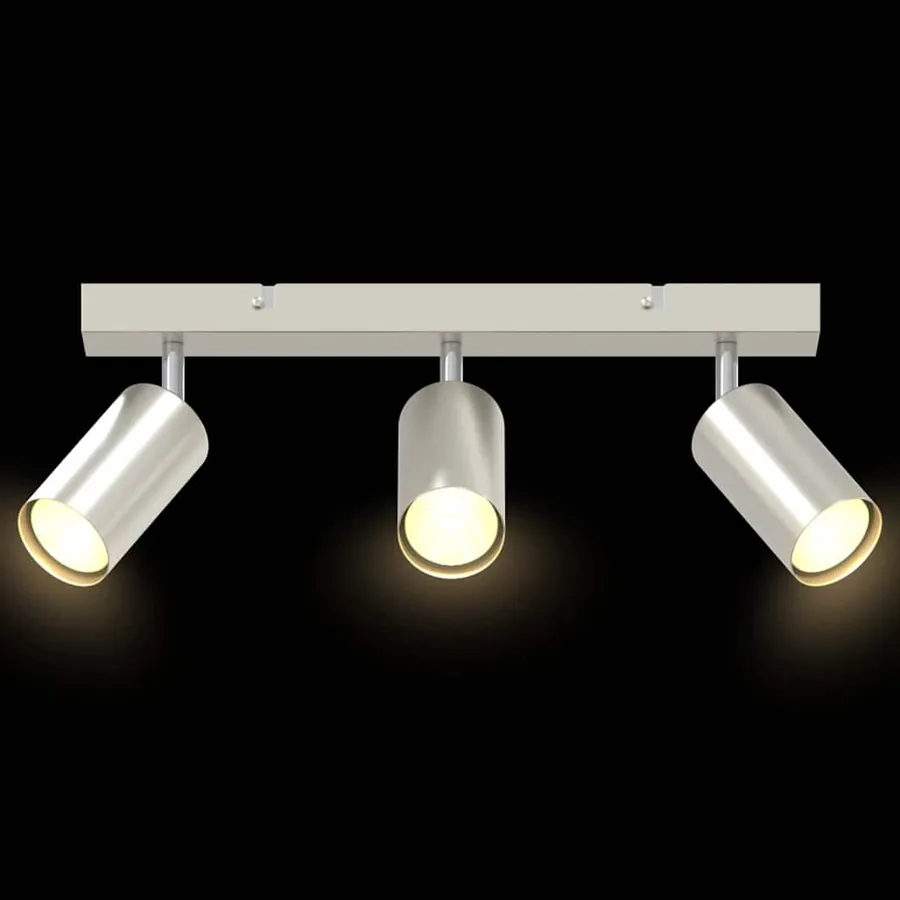 Spot de plafond Nickel 38 x 6 x 16 cm Métal - 12