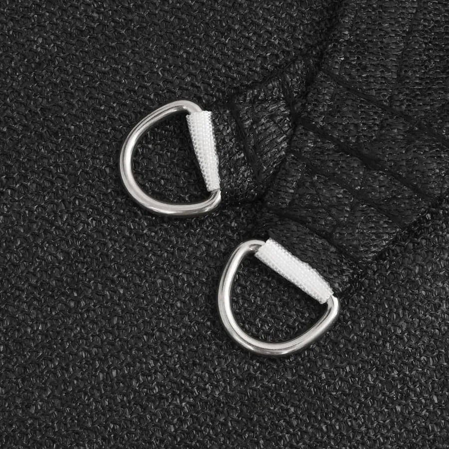 Voile d'ombrage 160 g/m² Noir 2x4,5 m PEHD - 5