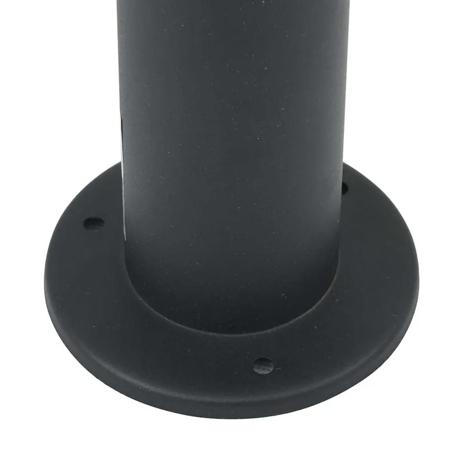 Bornes lumineuses avec détecteur et prise lot de 3 120 cm noir IP44 - 10