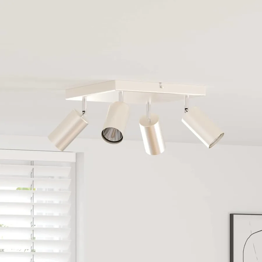 Spot de plafond Nickel 26 x 26 x 16 cm Métal