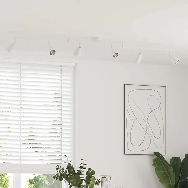 Spot de plafond Blanc 176,5 x 12,5 x 13,5 cm Métal