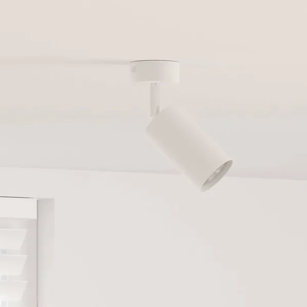 Spot de plafond avec des projecteurs Blanc 6 x 6 x 16 cm Métal