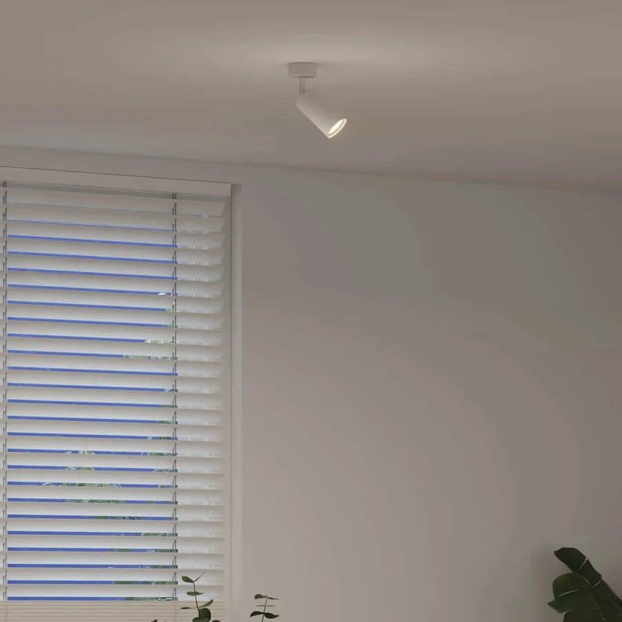 Spot de plafond avec des projecteurs Blanc 6 x 6 x 16 cm Métal - 4