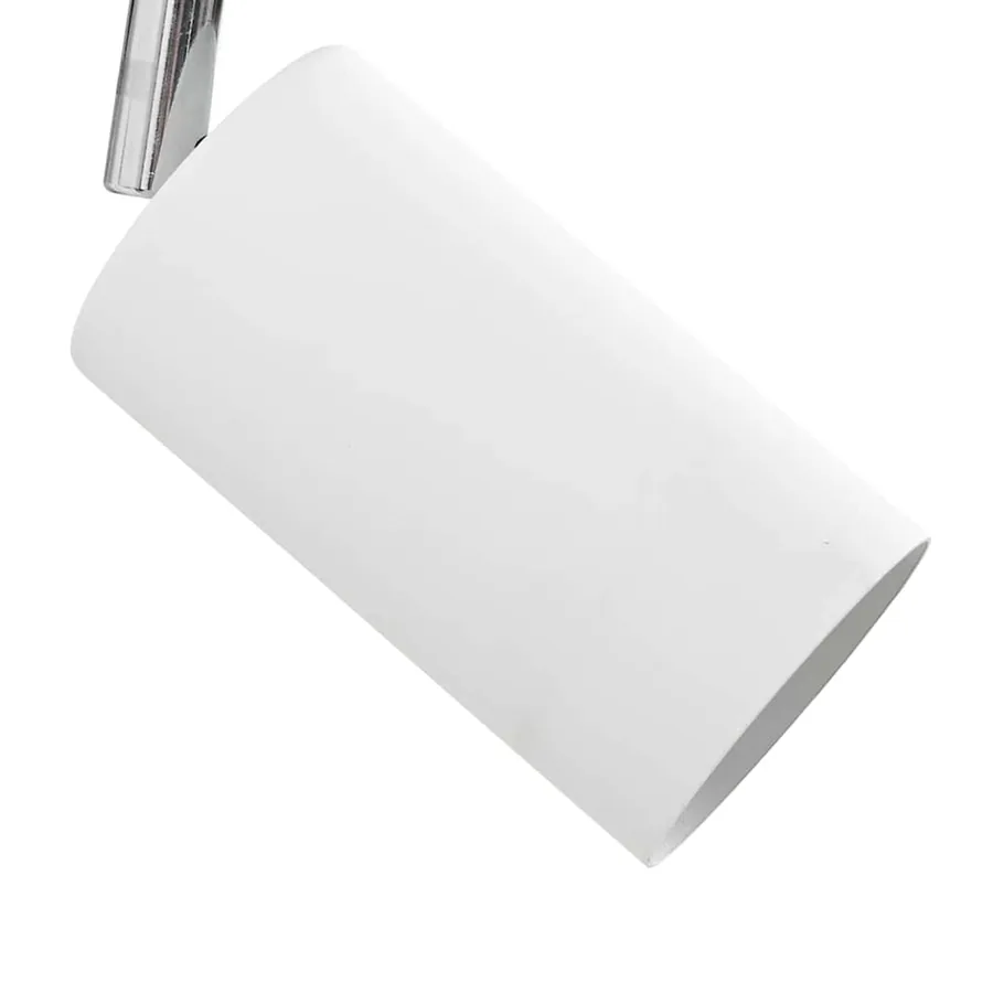 Spot de plafond avec des projecteurs Blanc 6 x 6 x 16 cm Métal - 8
