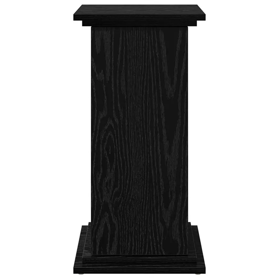 Support d'affichage avec étagère Chêne noir 31 x 30 x 60 cm - 5