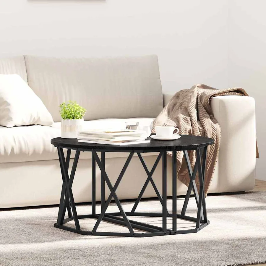 Table basse Chêne noir 80 x 80 x 42 cm