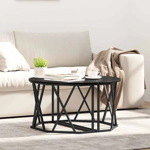 Table basse Chêne noir 80 x 80 x 42 cm
