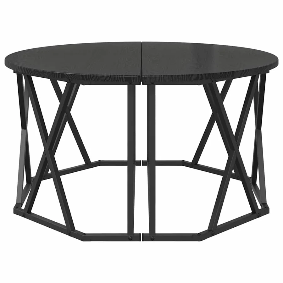 Table basse Chêne noir 80 x 80 x 42 cm - 6