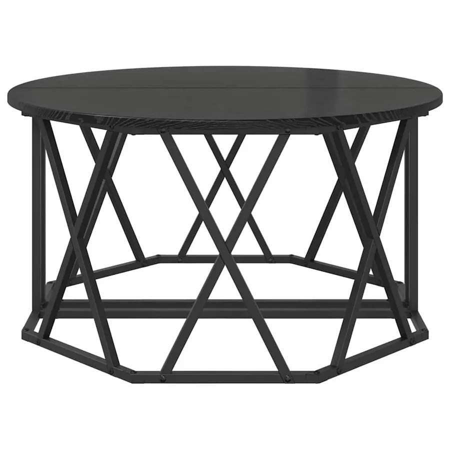 Table basse Chêne noir 80 x 80 x 42 cm - 7