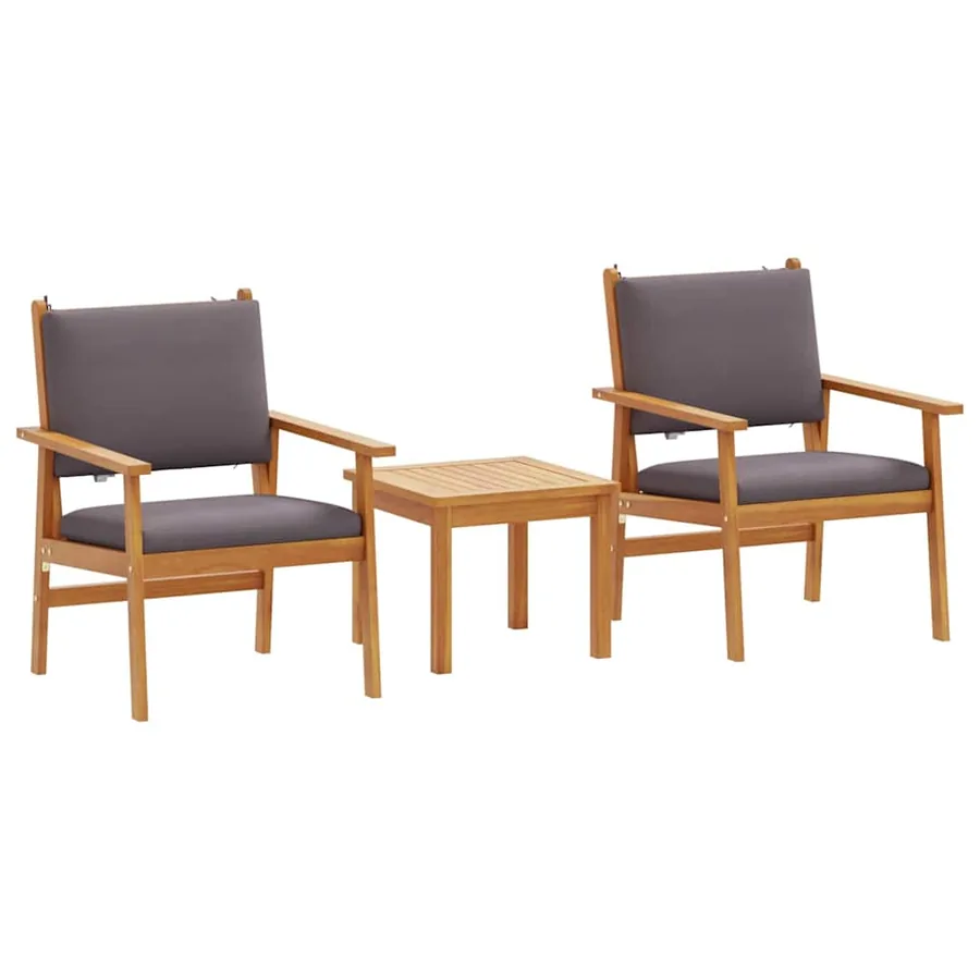 Ensemble de canapé de jardin 3 pcs Anthracite