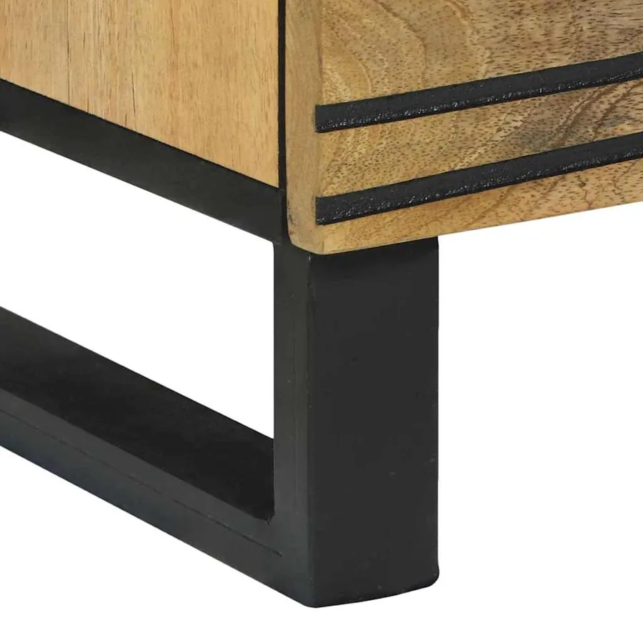 Ensemble de buffet 2 pcs Naturel 120 x 33,5 x 75 cm - 8