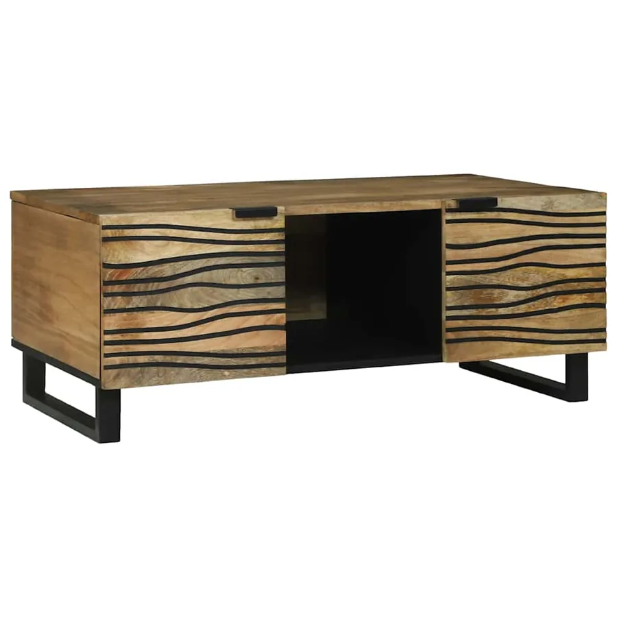 Table basse Naturel 100 x 54 x 40 cm Bois d'ingénierie