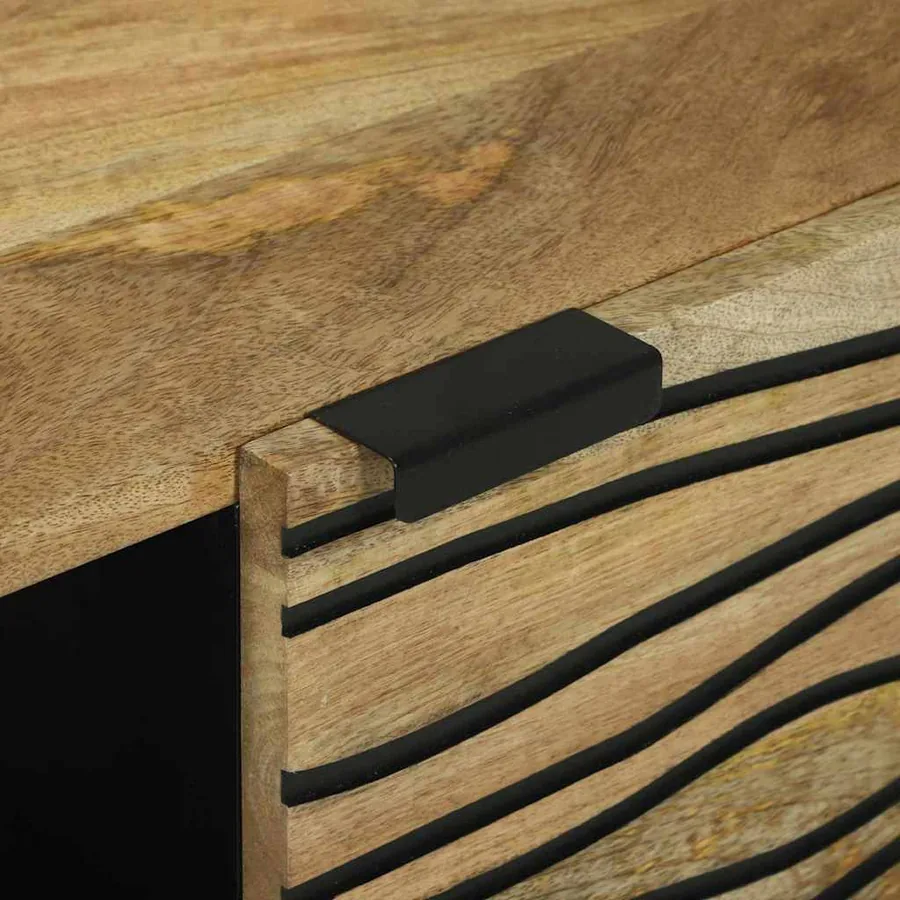 Table basse Naturel 100 x 54 x 40 cm Bois d'ingénierie - 7