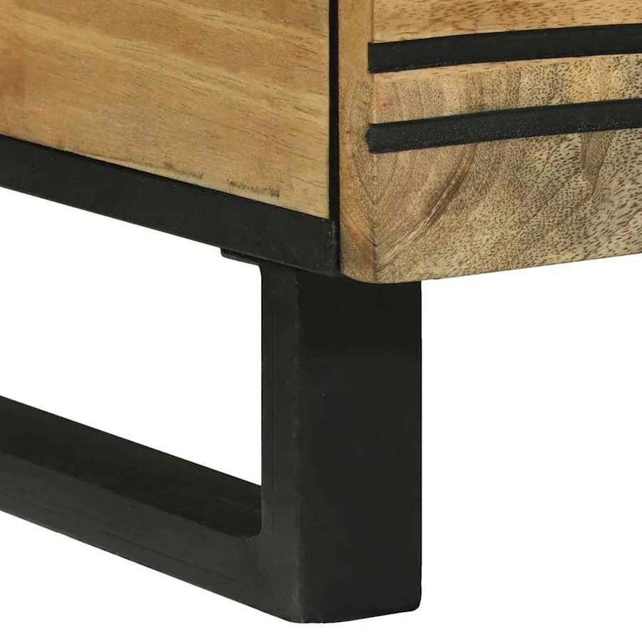 Table basse Naturel 100 x 54 x 40 cm Bois d'ingénierie - 8